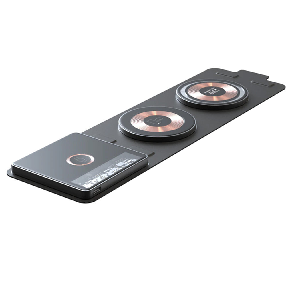 3 in 1 Foldable Wireless Travel Charger