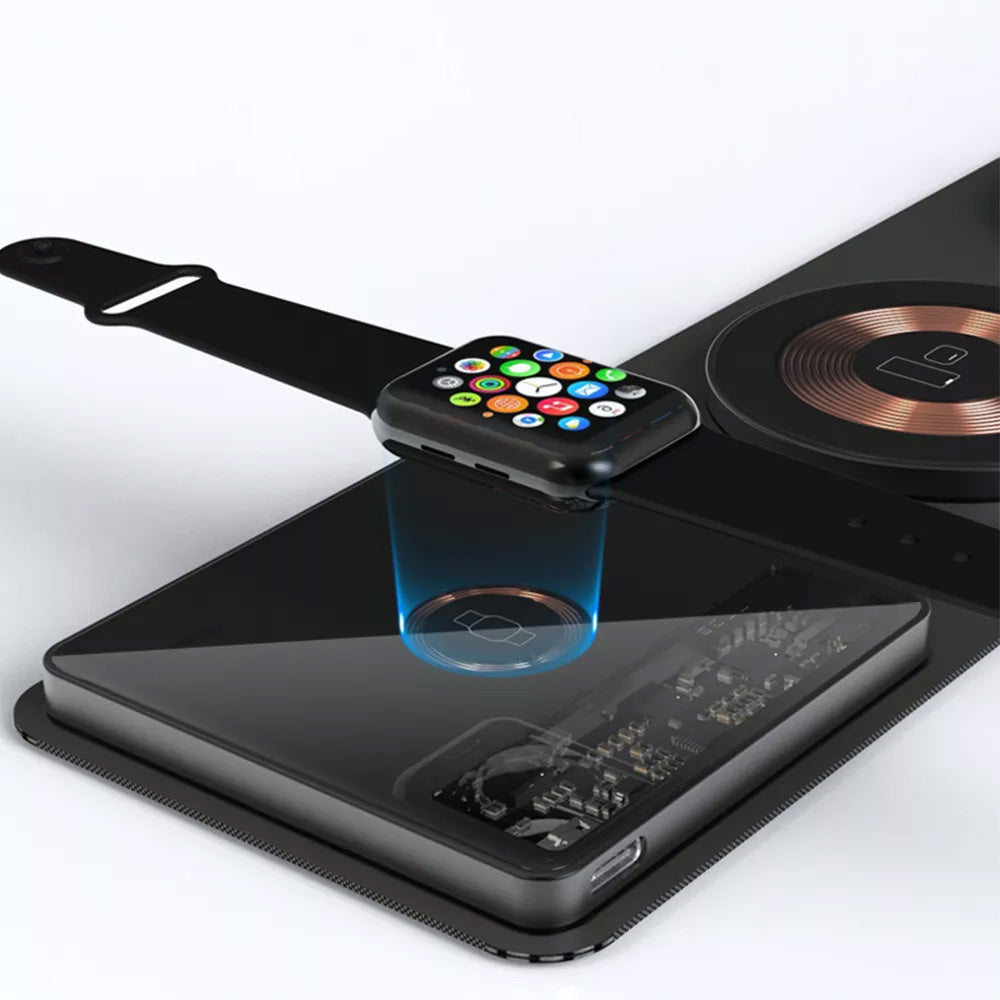 3 in 1 Foldable Wireless Travel Charger