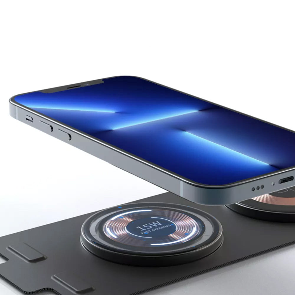 3 in 1 Foldable Wireless Travel Charger